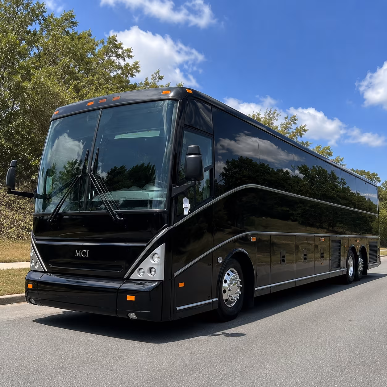 charter buses for military ceremonies graduations change of command events
