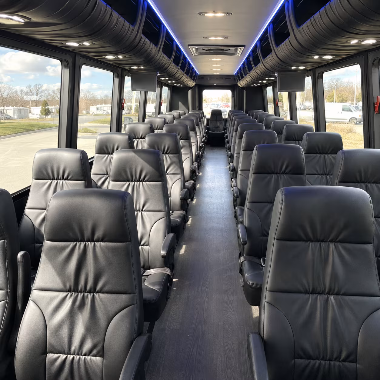 rockville concert transportation onboard seating